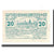 Nota, Áustria, Dross N.Ö. Gemeinde, 20 Heller, Texte 7, 1920, 1920-12-31