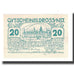 Banknote, Austria, Dross N.Ö. Gemeinde, 20 Heller, Texte 7, 1920, 1920-12-31