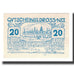 Banknot, Austria, Dross N.Ö. Gemeinde, 20 Heller, texte 1, 1920, 1920-12-31