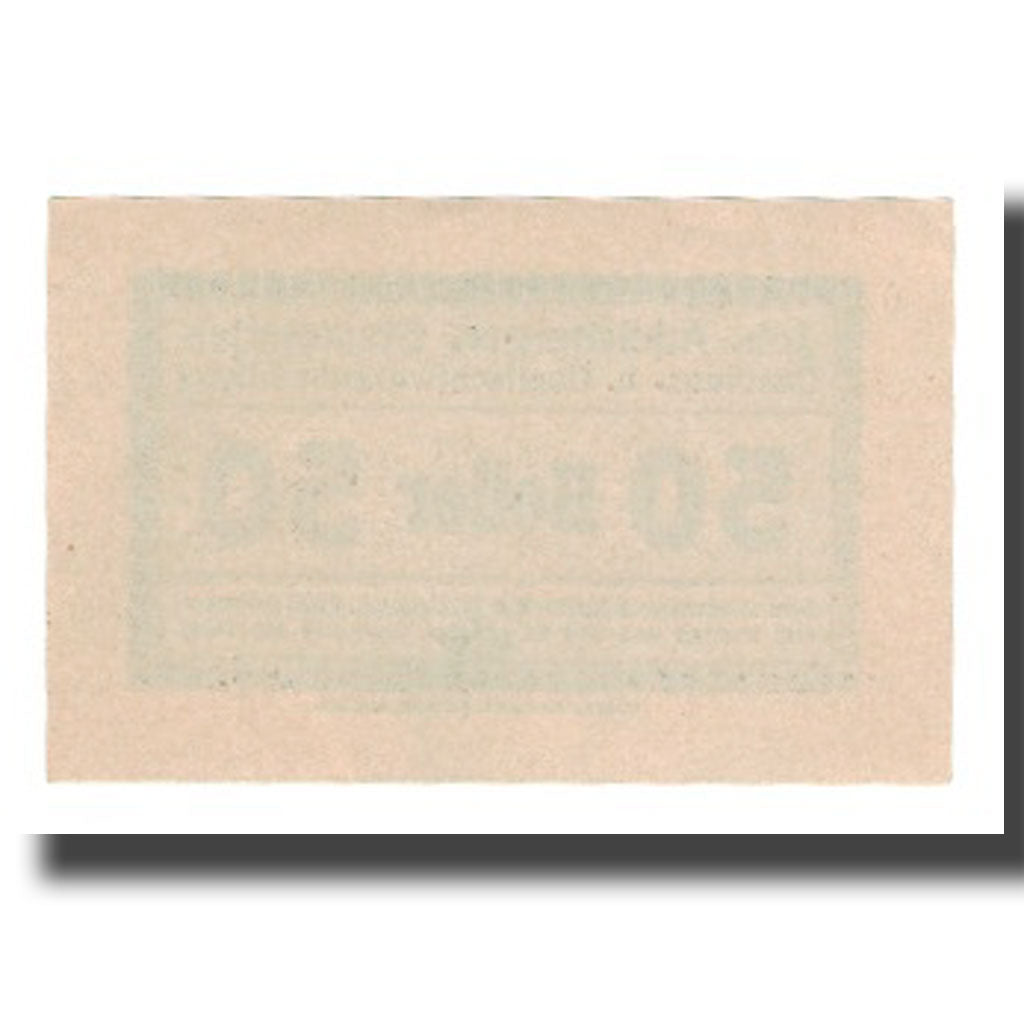 Banconote, Austria, Etzerstetten, Prv. Joh. Adelsberger, 50 Heller, N.D, 1920