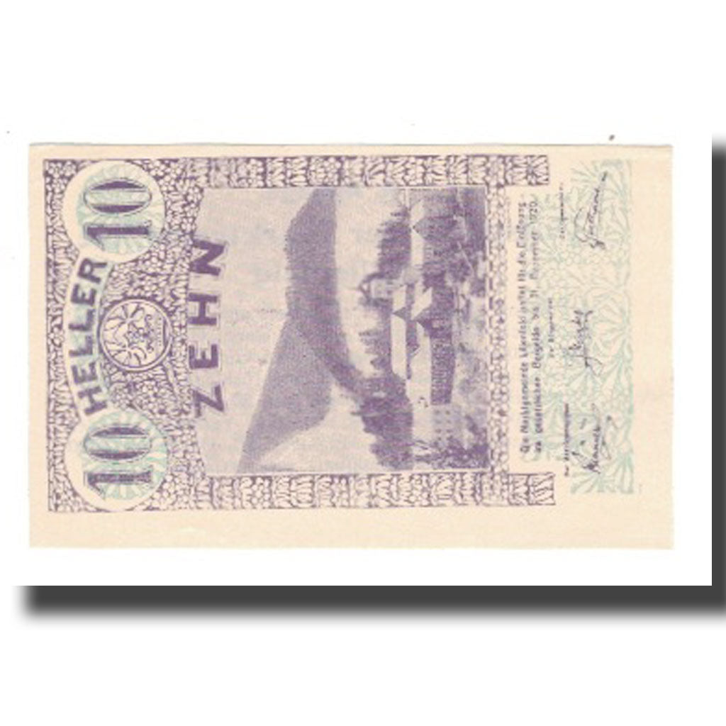 Billet, Autriche, Lilienfeld, 10 Heller, Texte, 1920, 1920-12-31, NEUF, Mehl:FS