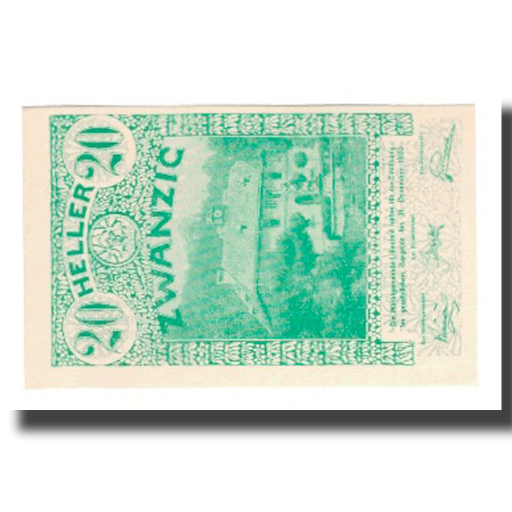 Billet, Autriche, Lilienfeld, 20 Heller, texte 1, 1920, 1920-12-31, NEUF