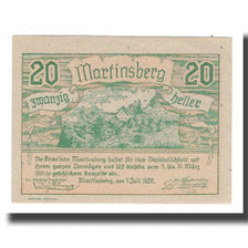 Banconote, Austria, Martinsberg, 20 Heller, N.D, 1921, 1921-03-31, FDS, Mehl:FS