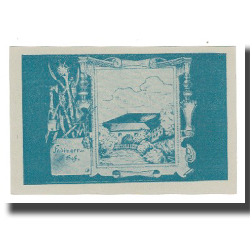 Billet, Autriche, St. Agatha Bei Weizenkirchen O.Ö. Gemeinde, 50 Heller, Texte