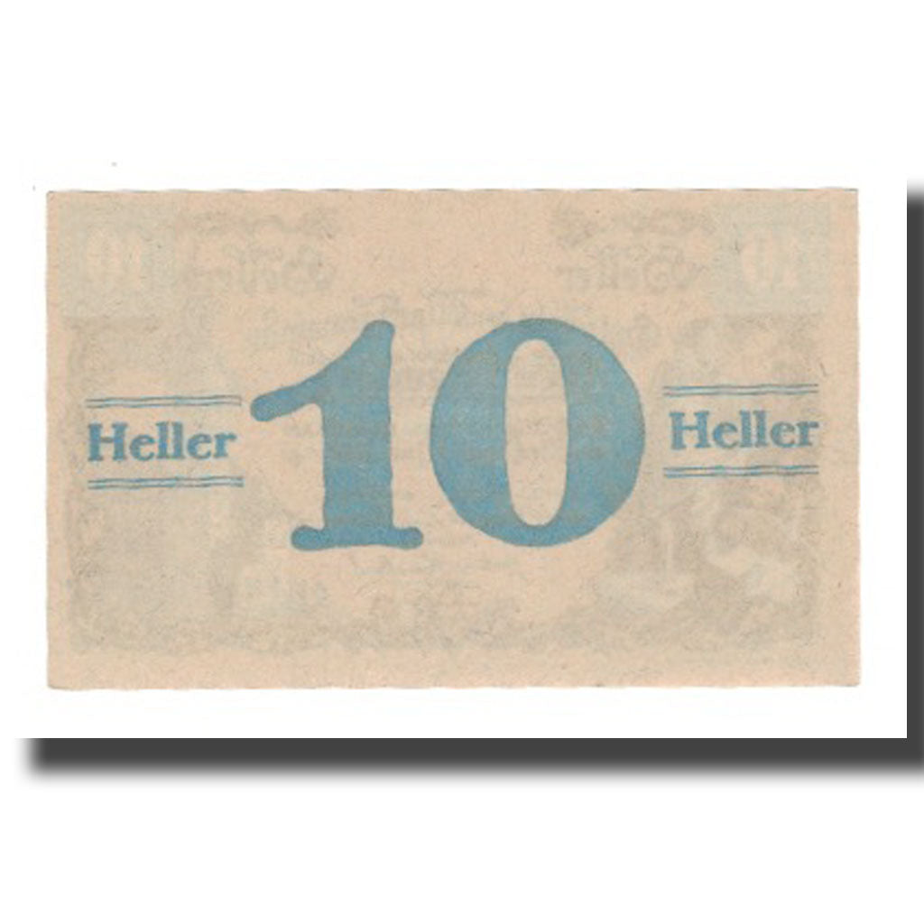 Banconote, Austria, Wiener Neudorf N.Ö. Marktgemeinde, 10 Heller, valeur