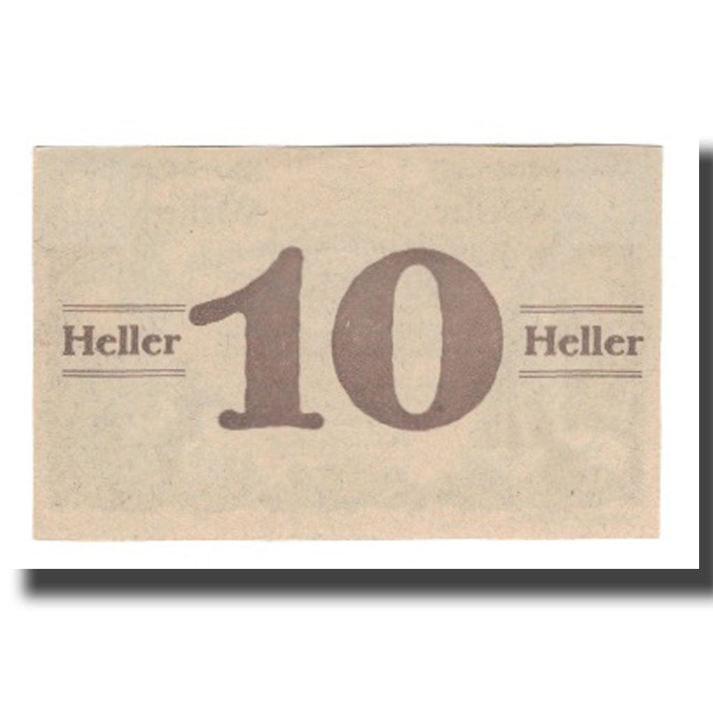 Geldschein, Österreich, Wiener Neudorf N.Ö. Marktgemeinde, 10 Heller, valeur