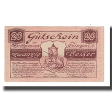 Banknot, Austria, St Georgen im Attergau, 20 Heller, paysage, 1920, 1920-03-29