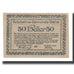 Billet, Autriche, Gleink O.Ö. Gemeinde, 50 Heller, paysage, 1920, 1920-12-31