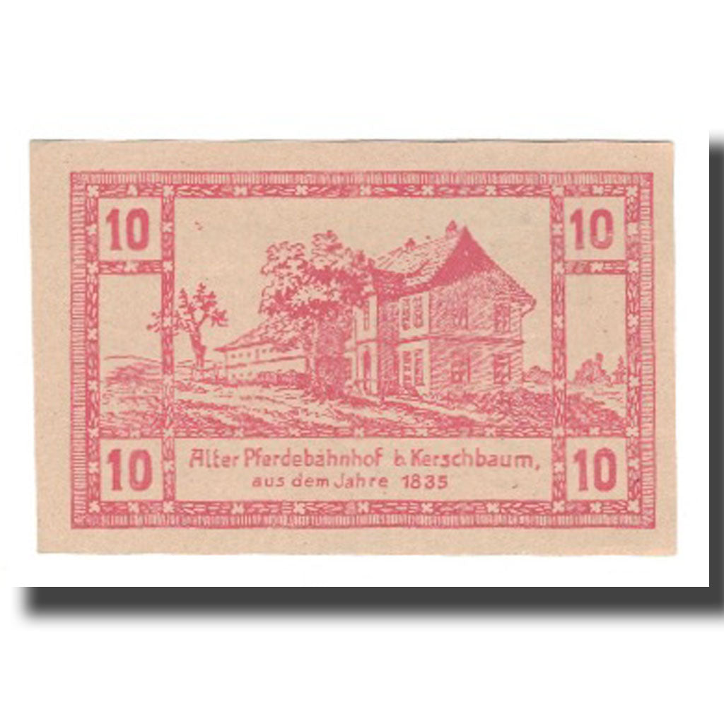 Nota, Áustria, Rainbach, 10 Heller, Texte, 1920, 1920-12-31, UNC(65-70)