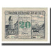 Biljet, Oostenrijk, Zell am See, 20 Heller, Batiment, 1920, 1920-10-30, NIEUW