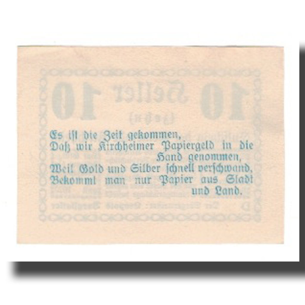 Billet, Autriche, Kirchheim, 10 Heller, Texte, 1920, 1920-08-01, NEUF, Mehl:FS