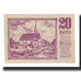 Billet, Autriche, Michaelnbach O.Ö. Gemeinde, 20 Heller, paysage 1, 1920