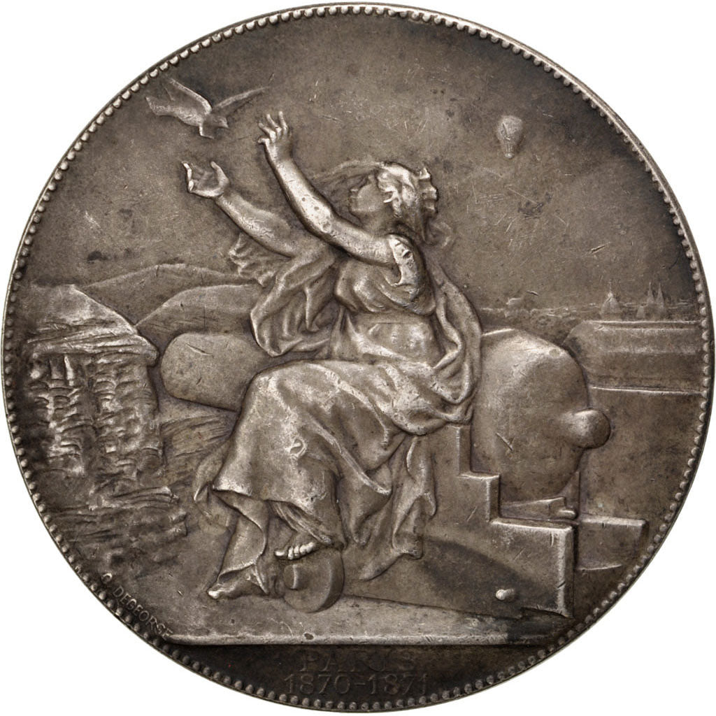 FRANCE, Politics, Society, War, French Third Republic, Medal, AU(55-58),...