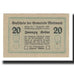 Billet, Autriche, Mettmach, 20 Heller, valeur faciale 1, 1920, 1920-09-01, SUP