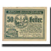 Biljet, Oostenrijk, Lohnsburg O.Ö. Gemeinde, 50 Heller, paysage 2, 1920