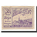 Banknote, Austria, Schwarzenberg, 50 Heller, Monument, 1920, 1920-12-31