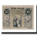 Banknot, Austria, Loosdorf, 10 Heller, Texte, 1920, 1920-12-31, UNC(65-70)