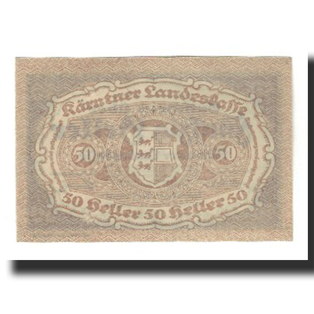 Banknote, Austria, Kärntner Landeskasse Kärnten Land, 50 Heller, N.D, 1920