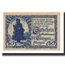 Banknote, Austria, St. Georgen im Attergau O.Ö. Prv.Markt-Commune, 50 Heller