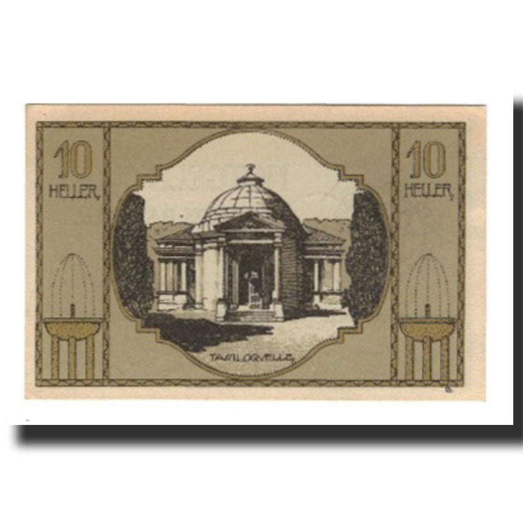 Banknote, Austria, Bad Hall O.Ö. Gemeinde, 10 Heller, Signature, 1920