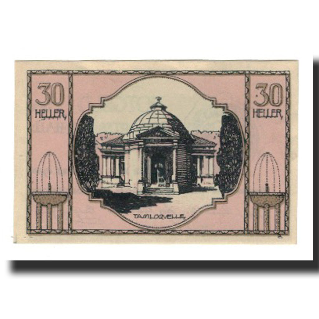Banknote, Austria, Bad Hall O.Ö. Gemeinde, 30 Heller, Signature 3, 1920
