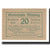 Billet, Autriche, Mining O.Ö. Gemeinde, 20 Heller, paysage 1, 1920, 1920-12-31