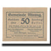 Biljet, Oostenrijk, Mining O.Ö. Gemeinde, 50 Heller, paysage 2, 1920