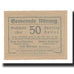 Billet, Autriche, Mining O.Ö. Gemeinde, 50 Heller, paysage 3, 1920, 1920-12-31