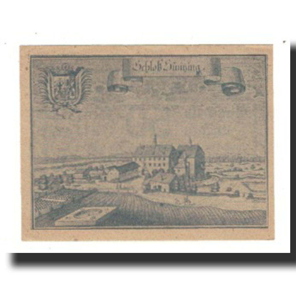 Billet, Autriche, Mining O.Ö. Gemeinde, 50 Heller, paysage 3, 1920, 1920-12-31