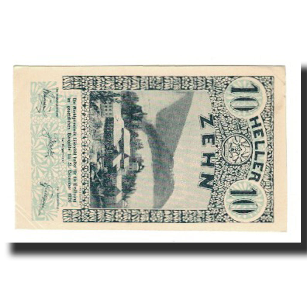 Billet, Autriche, Lilienfeld, 10 Heller, Texte, 1920, 1920-12-31, SUP, Mehl:FS