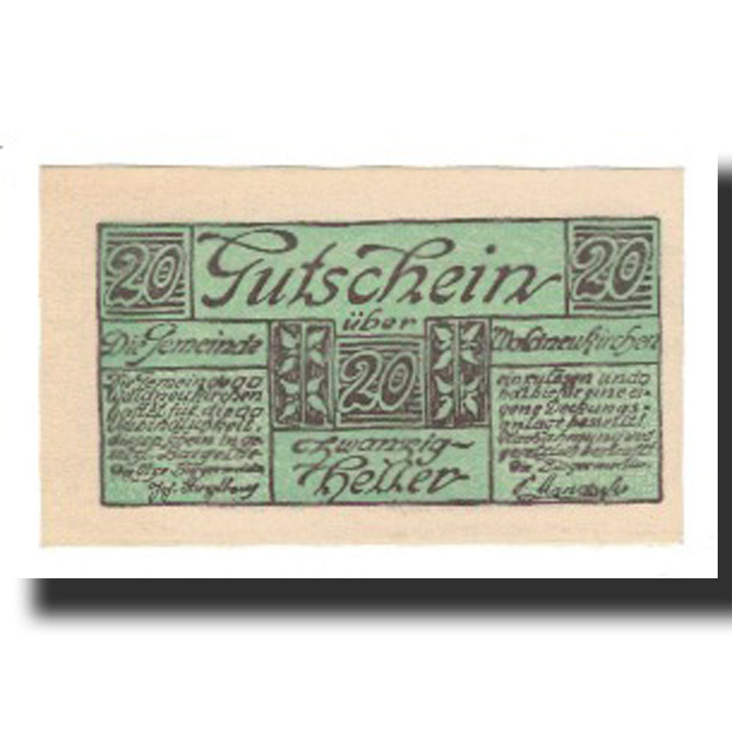Billet, Autriche, Waldneukirchen, 20 Heller, paysage, NEUF, Mehl:FS 1134