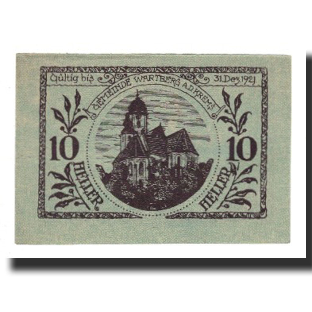 Banknote, Austria, Wartberg An Der Krems O.Ö. Gemeinde, 10 Heller, batiment 2