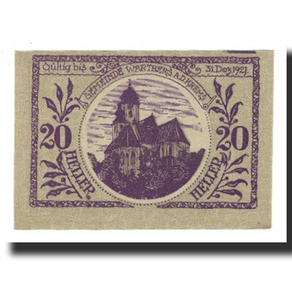 Banknote, Austria, Wartberg An Der Krems O.Ö. Gemeinde, 20 Heller, Batiment 4