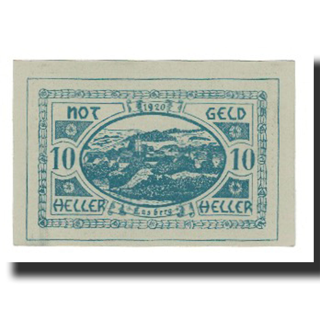 Banknote, Austria, Lasberg, 10 Heller, Texte, 1921, 1921-01-31, UNC(65-70)