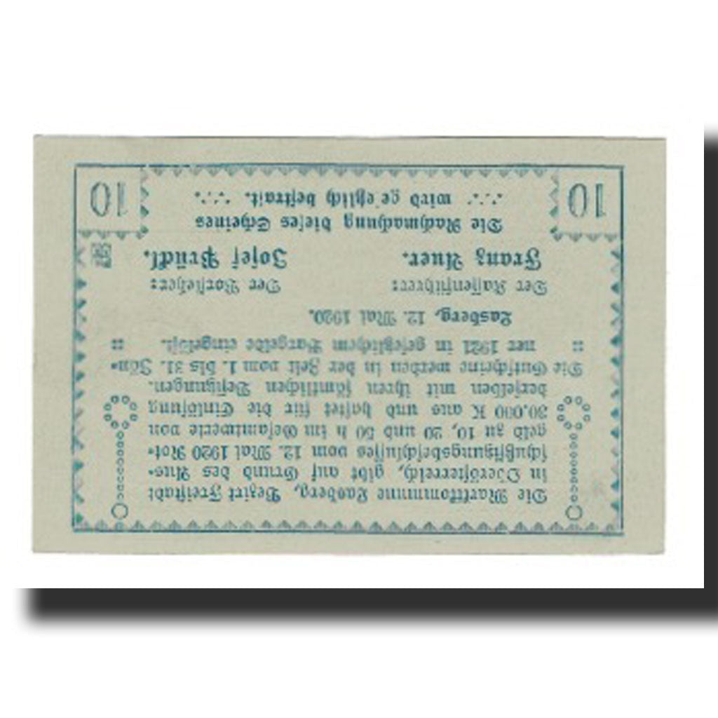 Banknote, Austria, Lasberg, 10 Heller, Texte, 1921, 1921-01-31, UNC(65-70)