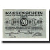 Banconote, Austria, Wien N.Ö. Stadtgemeinde, 20 Heller, Texte, 1921, BB