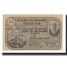 Banconote, Austria, Weistrach, 20 Heller, personnage 2, 1920, 1920-12-30, SPL-