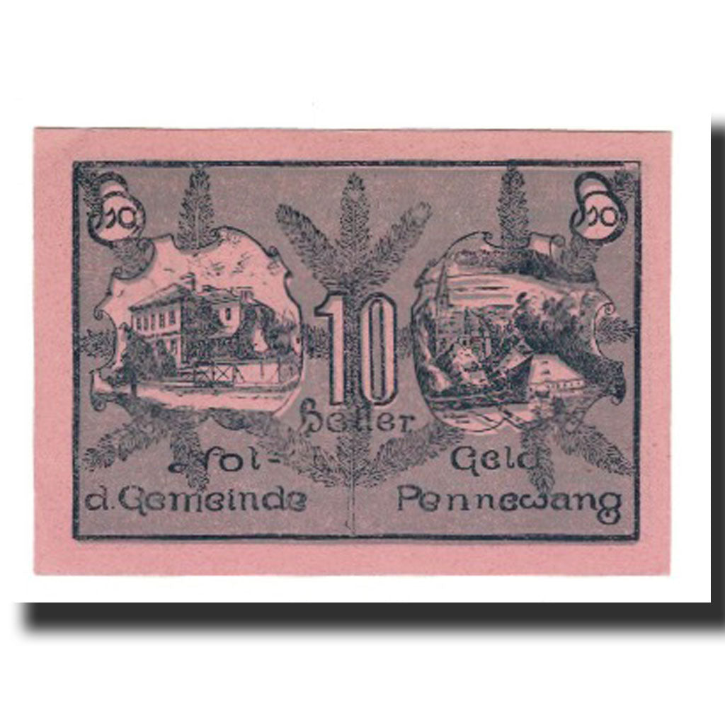 Biljet, Oostenrijk, Pennewang, 10 Heller, batiment 1, 1920, 1920-12-31, NIEUW