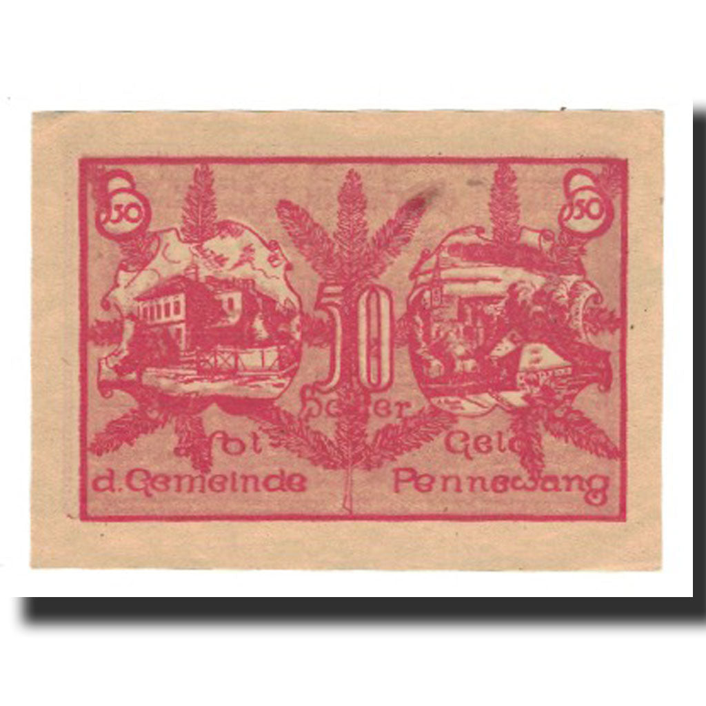 Banknote, Austria, Pennewang, 50 Heller, batiment 3, 1920, 1920-12-31
