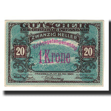 Nota, Áustria, Pressbaum, 20 Heller, Texte, 1921, 1921-07-31, AU(55-58)