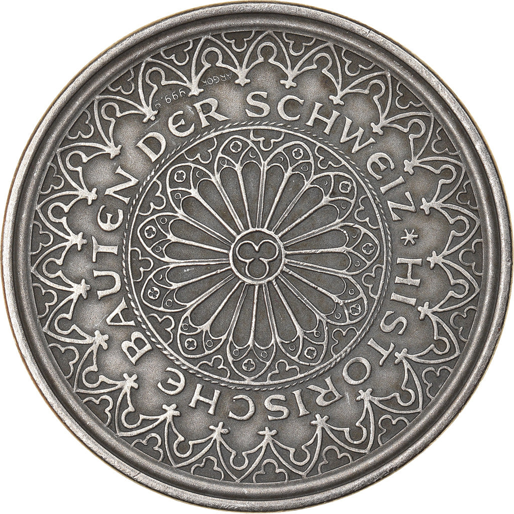 Switzerland, Medal, Historische bauten der Schweiz, Genève, MS(63), Silver