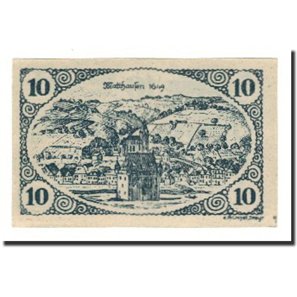 Banknote, Austria, Mauthausen, 10 Heller, paysage, UNC(65-70), Mehl:FS 601I