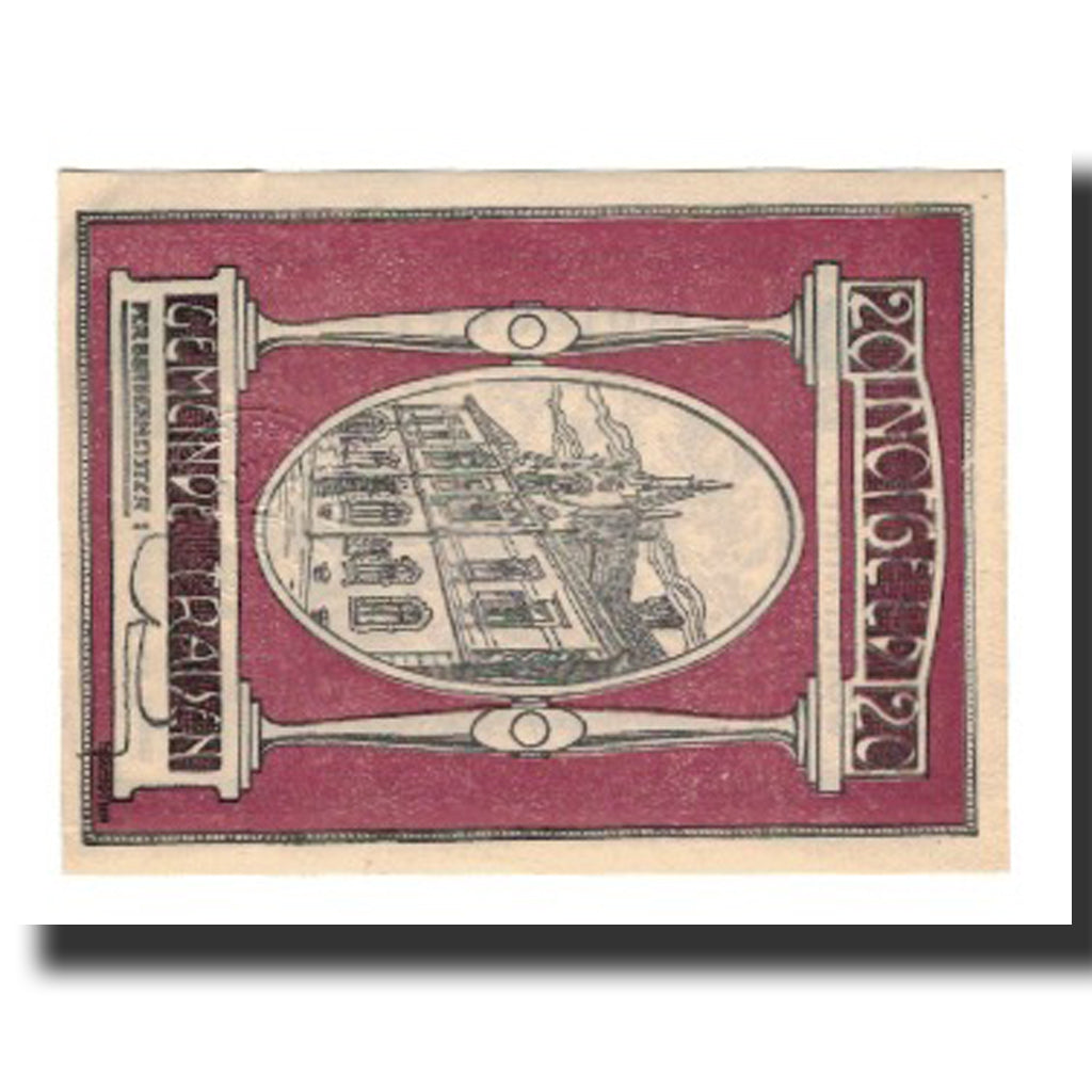 Banknote, Austria, Traisen, 20 Heller, batiment 2, AU(55-58), Mehl:FS 1076II