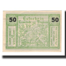 Banconote, Austria, Traisen, 50 Heller, batiment 3, SPL-, Mehl:FS 1076II