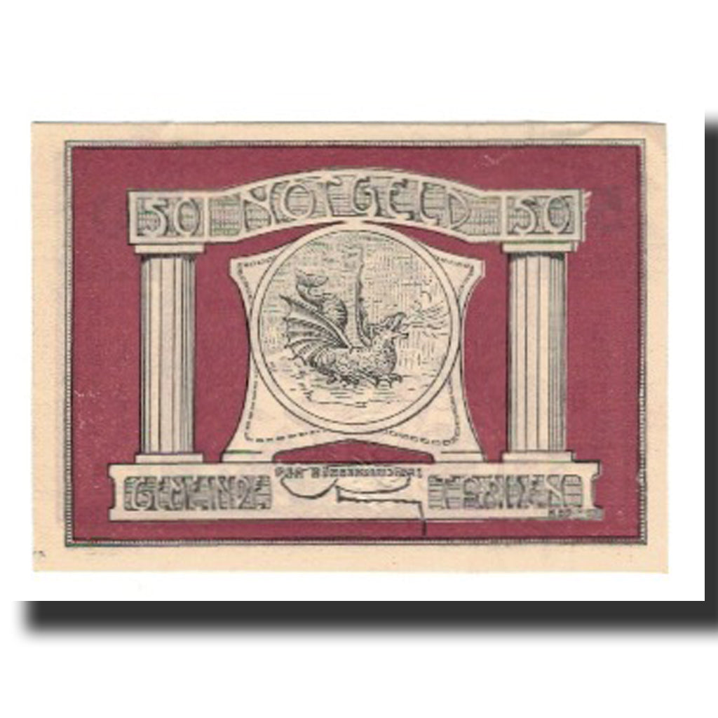 Banknote, Austria, Traisen, 50 Heller, Dragon 1, AU(55-58), Mehl:FS 1076II