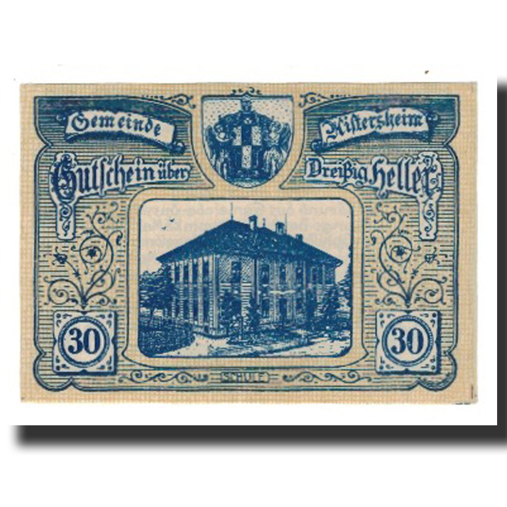 Billet, Autriche, Aistersheim, 30 Heller, Texte, 1921, 1921-05-31, SUP, Mehl:FS