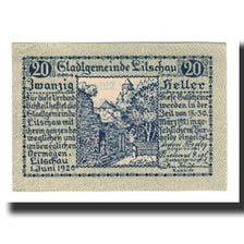 Geldschein, Österreich, Litschau, 20 Heller, texte 1, 1921, 1921-03-30, UNZ