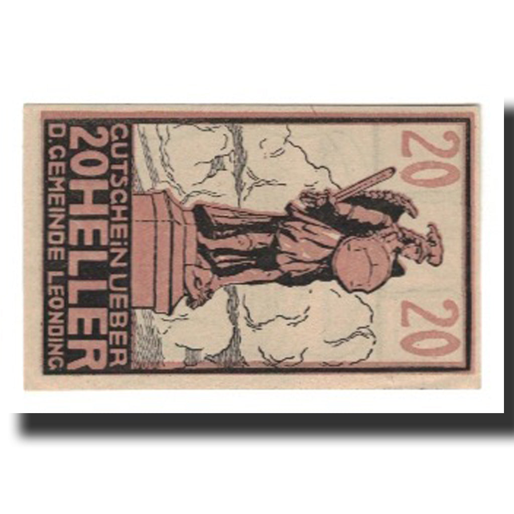 Banknote, Austria, Leonding, 20 Heller, Texte, AU(55-58), Mehl:FS 513