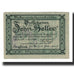 Banknote, Austria, Neumarkt an der Ybbs N.Ö. Marktgemeinde, 10 Heller, rue