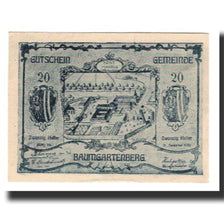 Banconote, Austria, Baumgarten, 20 Heller, N.D, 1920, 1920-12-31, SPL-, Mehl:FS